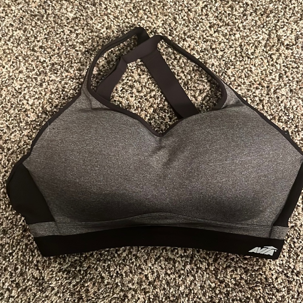 AVIA black and grey sports bra (36D)